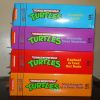May 3rd, 2024: all 4 Pizza Club turtle boxes in a stack.